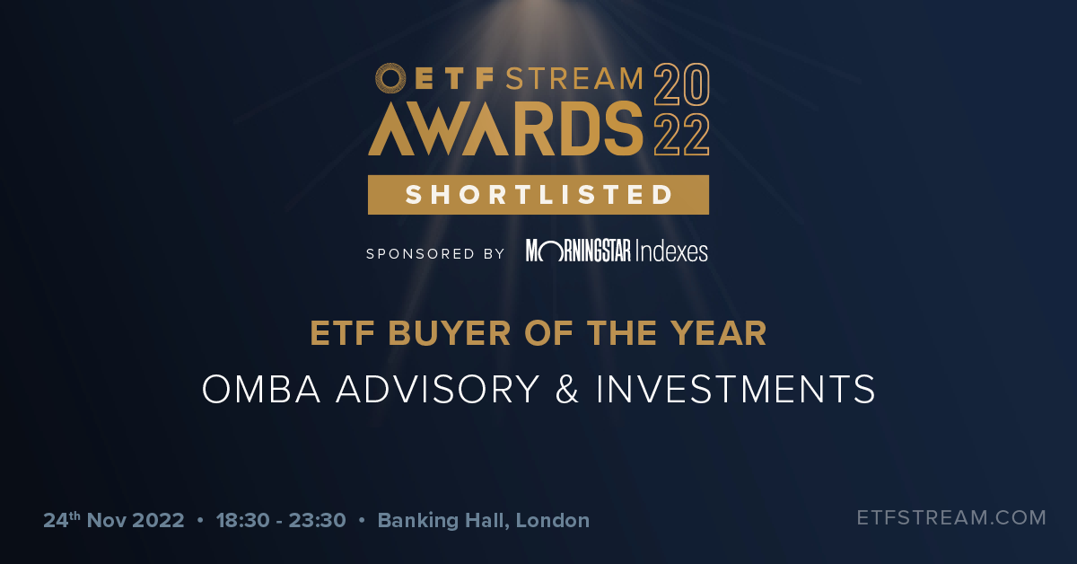 Omba shortlisted for ETF Stream Award